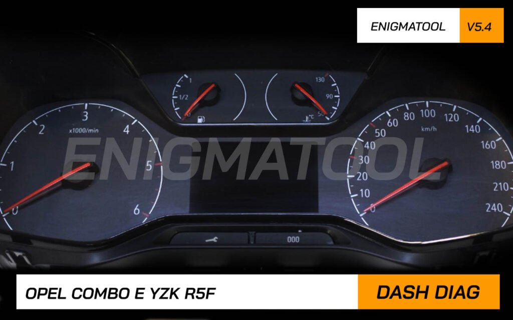 opel combo e instrument cluster programming by enigma tool