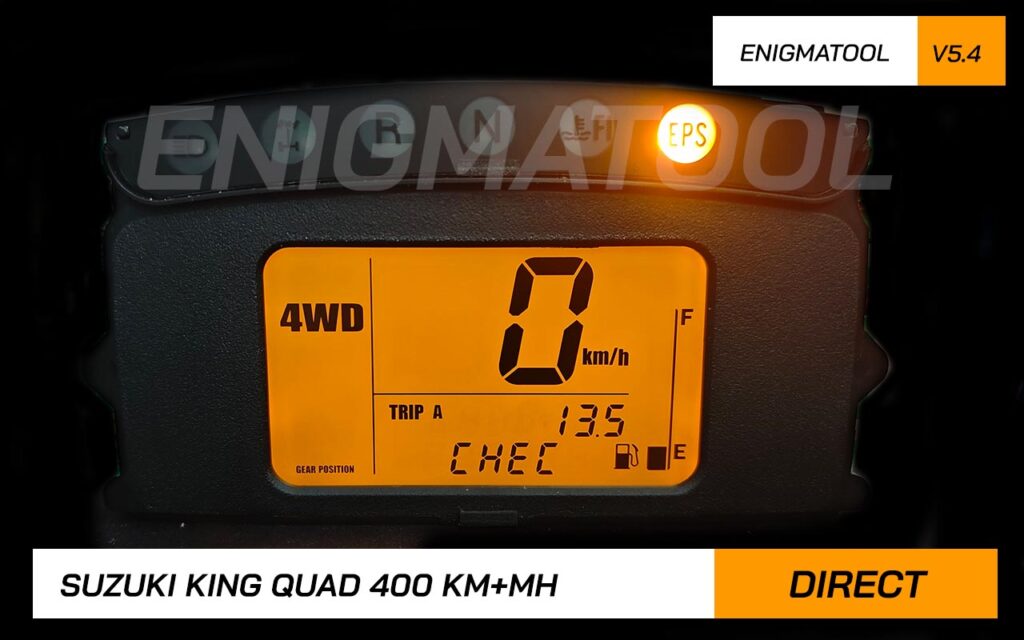 suzuki king quad speedometer repair and programming by enigmatool