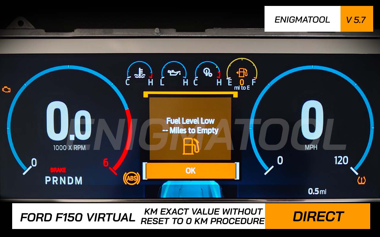 enigmatool software for mileage reset in ford diagnostic