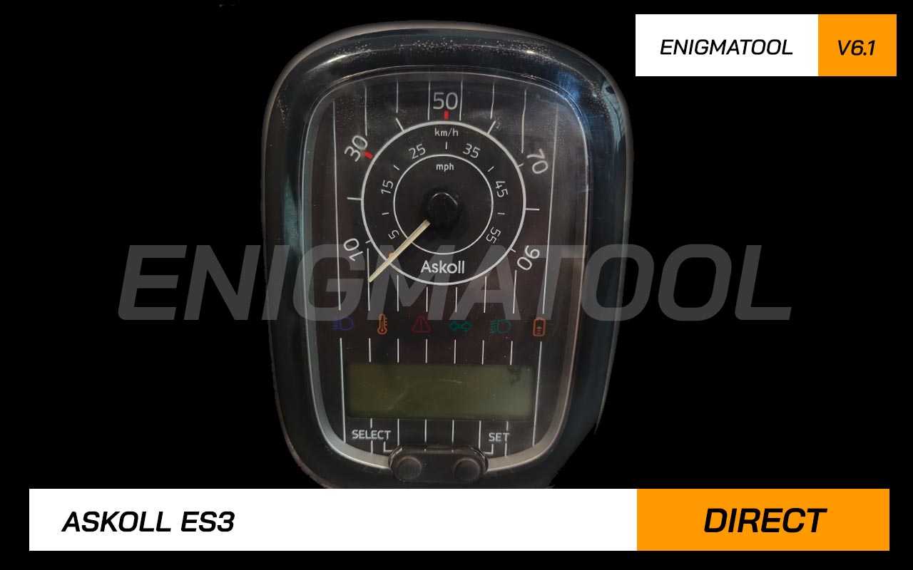 askoll es3 speedometer hours programming software