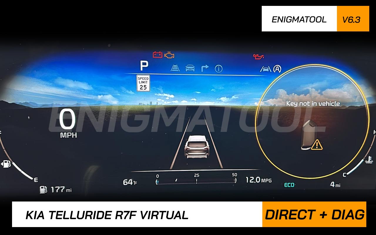 kia telluride R7F7014xx Virtual enigmatool